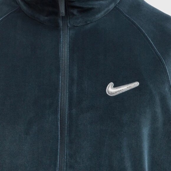 Nike x NOCTA Swarovski Velour Track Jacket Armory Navy DV3734-454 Men Size M NEW - Picture 16 of 16